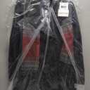 London Fog Women's Classic-Style Wool Button Coat with Coordinating Scarf (Charcoal, M)