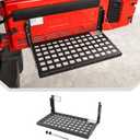 JeCar Tailgate Table for Jeep Wrangler JK JKU 2007-2017 Foldable Cargo Rack Shelf Storage Holder (Aluminum Alloy)