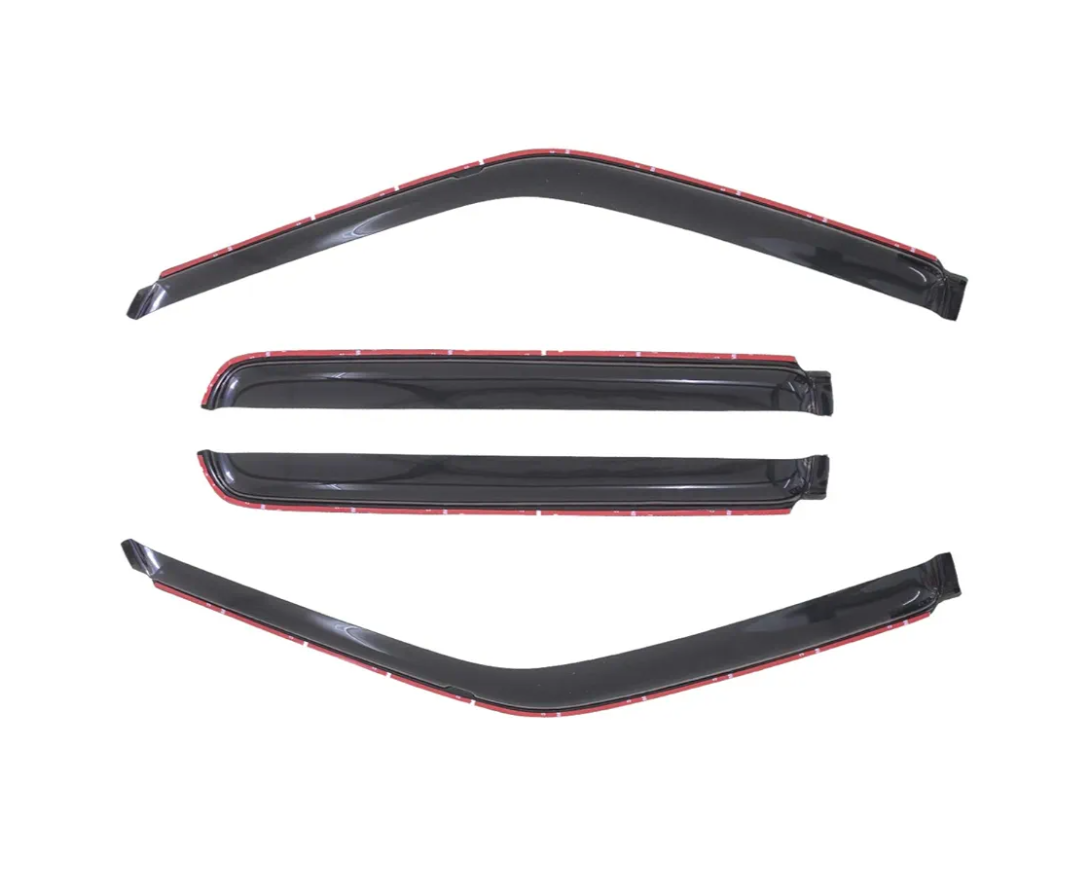 4pcs Side Window Deflectors Window Visors for Sun/Rain Guard Visor