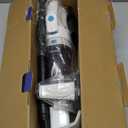 AHNR Handheld Vacuum Cordless, 16000PA Powerful Suction Hand Held Vacuum Dust Busters Cordless Rechargeable with LED Light & 2 HEPA Filters, Portable Car Vacuum Cleaner High Power for Car Home Office (White & Blue)