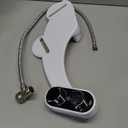 CLEAR REAR Bidet Attachment for Toilet Seat - Non-Electric with Self Cleaning Nozzles, Leak Proof Connectors, Adjustable Water Spray, Rear & Feminine Wash - Hygienic Bathroom Upgrades (Black)