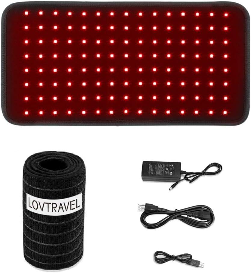 New 660nm LED Red Light and 850nm Near Infrared Light Therapy Devices Large Pads Wearable Wrap for Pain 5 Piece Set