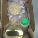 3 Tier Bracelet Holder, Bracelet Display Stand with Metal Cap, Beige White Velvet Jewelry Organizer Displays for Necklace Scrunchies Watches Hair Ties