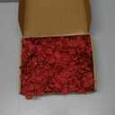 20 Pcs Dark Red Hydrangea Artificial Flowers Bulk, Faux Hydrangea Flowers Heads, Artificial Fake Silk Hydrangea Flowers with Stems, Red Flowers Artificial for Decoration Wedding Dcor