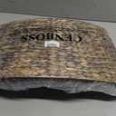 CENBOSS Rattan Christmas Tree Collar, Wicker Tree Skirt & Stand Base Cover (Brown Wash, 24 inch)