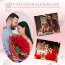 Cliselda 72pcs Red Roses Artificial Flower in Bulk, Realistic Velvet Silk Faux Roses for Wedding Centerpieces, Bridal Bouquets, Home Decor, Anniversary, Valentine's Day Gifts, Mohter's Day Decorations