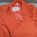 Cicy Bell Womens Casual Blazers Open Front Long Sleeve Work Office Suit Jackets Blazer (Orange) M