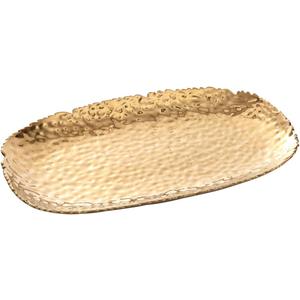 Pampa Bay Golden Millennium 14 x 9-inch Serving Platter, Gold