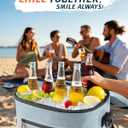 Soft-Sided Cooler Bag, 7/16/30 Can Insulated Lunch Box, Waterproof, Leak-Proof, Portable Lunch Bag for Work, Beach, Drink, Travel, Camping, Picnic