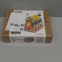 ROBOTIME DIY Miniature House Kit Mini Green House Tiny Dollhouse Wooden Furniture Kit with LED Halloween/Christmas/Birthday Gifts for Adults (Cathy's Greenhouse)