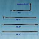 Spare Tire Tool Kit with Tire Jack Handle and Wheel Lug Wrench Spare Tire Kit Compatible with 2005-2021 Tacoma