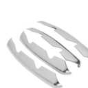 Compatible for Audi A4 B9 2016 2017 2018 Car Accessories Front Fog Lamp Strips Decoration ABS Plastic Chrome Car Exterior Light Styling (Front Fog Light)