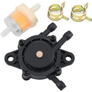 Replace Fuel Pump Briggs 808492 597338 Kohler 17hp-27hp Compatible Of Kawasaki Cub Cadet Craftsman Small Starter Gas Vacuum Fuel Pump For Lawn Mower Tractor Golf Cart Engine