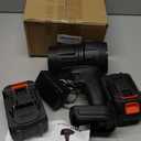 Leaf Blower Cordless Electric, 500000RPM with 2 x 4.0Ah Batteries and Charger Handheld Lightweight Leaf Blower for Patio Cleaning,car Blowing Water,Blowing Leaves and Dust