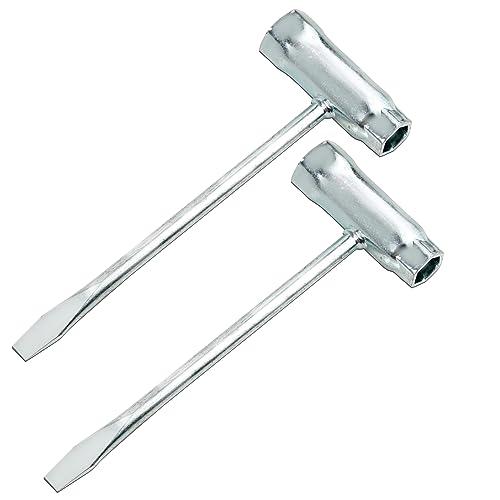 DemJamr 2pack Replacement Combination Screwdriver and Wrench, 13 by 19 mm Chain Saw Scrench, Socket Wrench for Spark Plug, Chainsaw Adjustment Tool