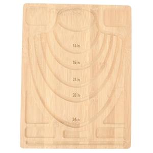 Pyhodi Bamboo Bead Board, Multifunctional Beading Mats for DIY Jewelry Making Necklace Bracelet Design, Bamboo Combo Beading Board with Measurement Grooves for Jewelry Craft Enthusiasts