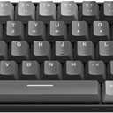 MAGIC-REFINER RK68 60% Wireless Mechanical Keyboard, Bluetooth 5.0/2.4GHz with Dual Mode 2-in-1 Receiver, Ergonomic Compact 68-Key Hot Swappable Gaming Keyboard, Blue Switch for Mac Windows PC (Dark Gray/Blue Switch)