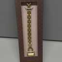 Wearlizer Compatible with Fitbit Charge 5 Bands for Women Metal Replacement Cute Band Strap with Bling Rhinestone Bracelet Bangle for Charge 5 Soft Gold