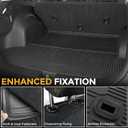 Cargo Mat for 2023-2026 2027 Kia Sportage Gas Accessories
Integrated Cargo & Backrest Liner, Odorless TPE, All-Weather Protection, Folds with Rear Seats, 3D Custom Fit