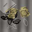 Faccito 30 Sets Fall Thanksgiving Suncatcher Paper Crafts Kit DIY Autumn Leaf Stained Glass Effect Tissue Paper Fall Crafts for Windows Suncatcher Decor for Harvest Art Party Supplies