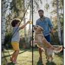 Sunolga 74 x 81 Inch Magnetic Screen Door, Fits Doors Size 72 x 80 Inch, Reinforced Polyester Screen Door Mesh with Full Frame Hook & Loop, Door Screen Magnetic Closure for Hands-Free