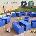 Children's Factory 3-in-1 Cube Chairs for Kids, Kids Chair, Sand, 1