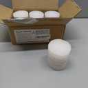 Pillar Candles - 2.7x3 inch | 30 Hours Burning, 6 Count - White Unscented Smokeless European Pillar Candles - Perfect for Wedding, Parties, Spas, Home Gatherings and Dinner