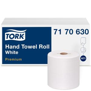 Tork Roll Hand Towel White H71, Premium, 6 x 600 towels, 7170630
