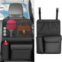 Car Trunk Organizer, Oxford Cloth Hanging Vehicle Backseat Storage Container Bag with 4 Pockets, Automotive Trunk Storage Hanger Organizer, Universal for SUV Van Sedan