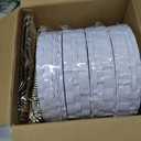 LIYH 200 Pcs Gold Dessert Plates,100 Pcs Appetizer Plates 7.5" and 100 Pcs Gold Plastic Forks 5", Cake Plates, Disposable Salad Plate Wedding Cake Plate Forks for Parties, Birthdays, Wedding