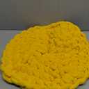 Cat Self-Warming Knitted Bed Mat, Extra-Soft Warm Round Washable Pads Cushions for Indoor Kittens & Kitty Small Pets Cat Trees (Yellow, XL)