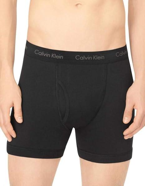 Calvin Klein Men’s Cotton Classics 2-Pack Boxer Brief Black XXL