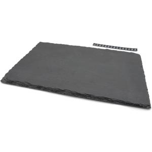 Slate Tiles for Reptiles, Food Bowl Dish Feeding Slate Tortoise Habitat Accessories for Reptiles Tank (40 x 25 cm)