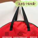 24x7 inchs Wreath Storage Container,Red Single storage bag,Heavy Duty 600D Oxford Cloth,Garland Wreaths Container For Xmas Holiday Wreaths Storage Holder