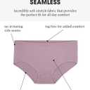 Fruit of the Loom womens No Show Seamless Underwear, Amazing Stretch & No Panty Lines, Available in Plus Size (6, Bikini - 6 Pack - Colors May Vary)
