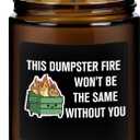Funny Gift for Friend Leaving Job Goodbye Retirement Gifts for Coworker Leaving Unique Candle Gift Boss Farewell New Job Moving