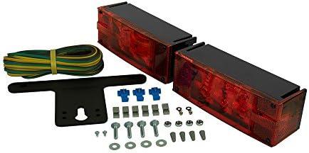 Blazer International Hopkins C7280 LED Low Profile Submersible Trailer Light Kit – Waterproof Stop/Turn/Tail Lights with License Plate Bracket & Wire Harness – Fits Trailers Over & Under 80" Wide Blazer International Hopkins C7280 LED Low Profile Submersible Trailer Light Kit – Waterproof Stop/Turn/Tail Lights with License Plate Bracket & Wire Harness – Fits Trailers Over & Under 80" Wide