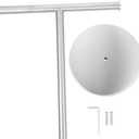 Stainless Steel Towel Rack Stand for Bathroom Compact Stylish Hand Towel Holder Easy to Move Space Saving Design (Silver)
