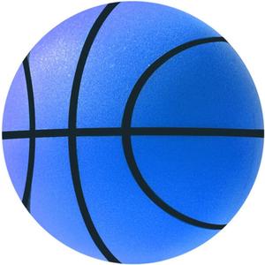 Silent Basketball, 2026 New Upgrade Dribble Dream Silent Basketball 7-24cm/9.44in,BasketballIndoor Training Quiet Ball Gift for Youth(Size:NO.7 Blue)