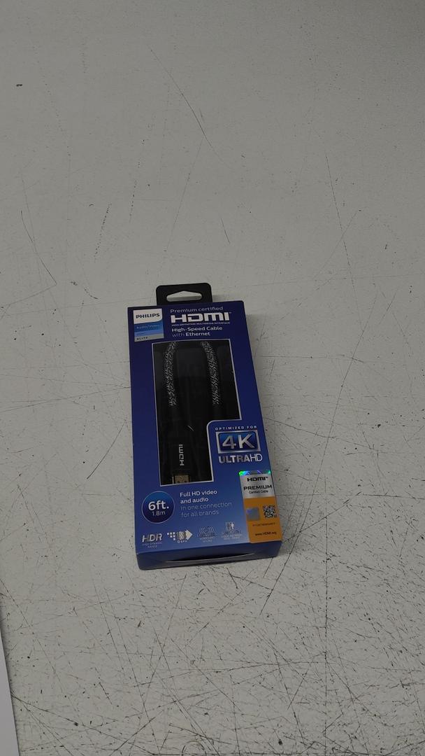 Philips High-Speed HDMI Cable, 6ft