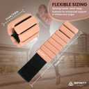 Wrist Weight Bracelet for Women, 2 lb (Pink)