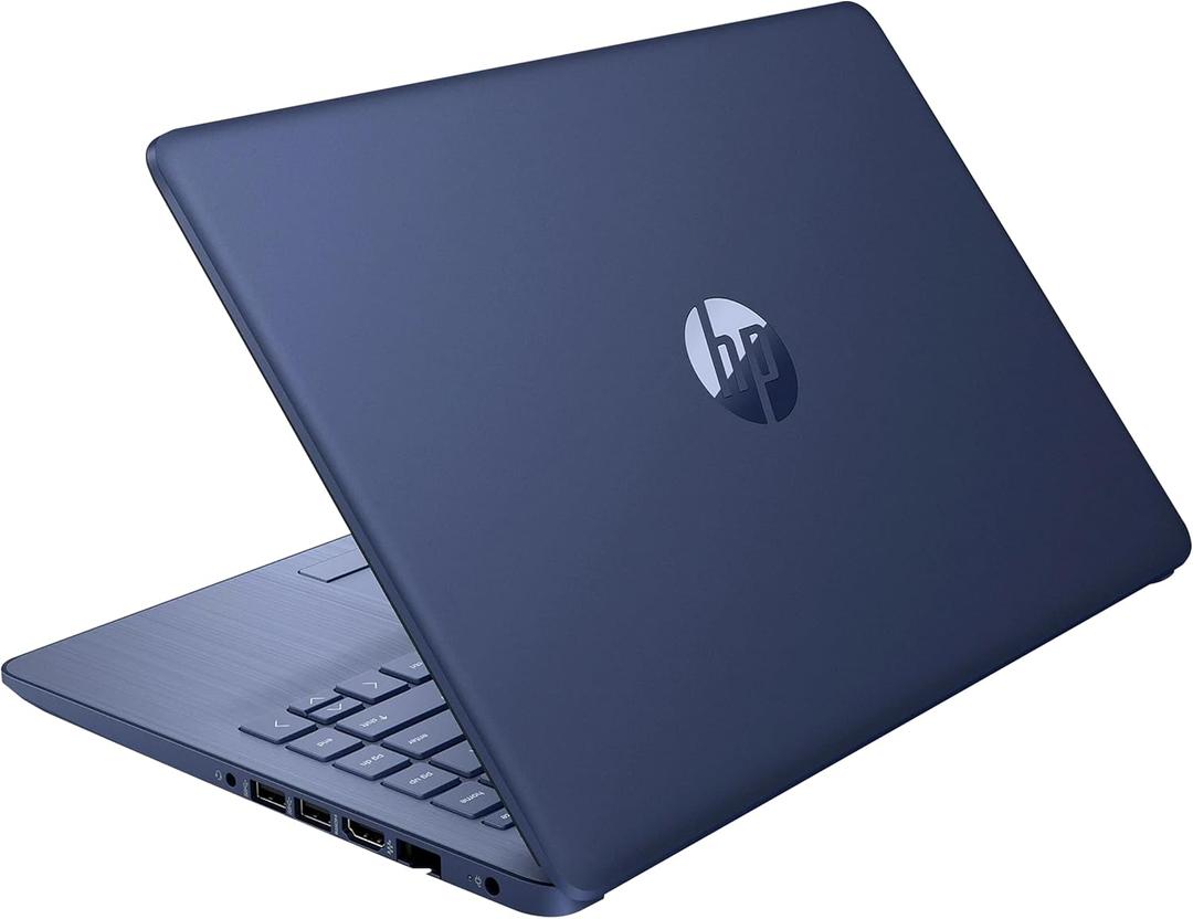 HP 14" HD Laptop, Windows 11, Intel Celeron Dual-Core Processor Up to 2.60GHz, 4GB RAM, 64GB SSD, Webcam, Dale Blue 