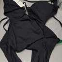 Saodimallsu Womens Sexy One Piece Bathing Suit Plunge Neck Cut Out Backless Criss Cross High Waisted Swimsuit XL
