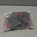 Lilosy Sexy Strappy Underwire Push Up Garter Belt Lingerie Set Harness Cutout Outfits Matching Bra Panty 3 Piece (Small, Black)