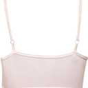 DChica Sports Bra, Training Bra for Girls Soft to Skin Non-Padded Double Layer Cotton Everyday Bralettes for Teens Pack of 10,   S