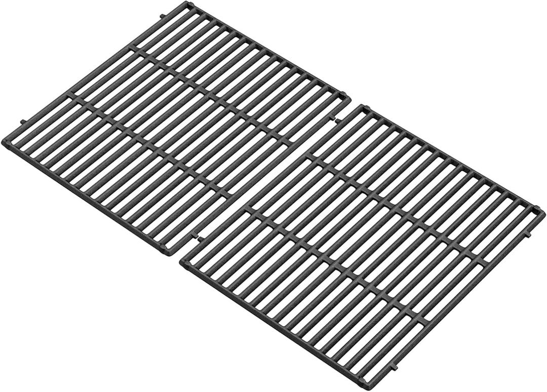 SafBbcue Crafted Cooking Grates for Weber Genesis 400 Series Genesis II E-410 E-415 E-435 Genesis E/S-435 Grills, Replacement for 7854 66097 66089, Cast Iron