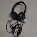 Cyber Acoustics Stereo USB Headset (AC-5008A), in-line Controls for Volume & Mic Mute, Adjustable Mic Boom for PC & Mac, Perfect for Classroom or Home