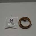 XZQTIVE Women Suede Belts for Women Fashion Leather Belts With Silver Buckle Ladies Waist Belt For Jean Pant Dress (Fit Waist 25"-33", Brown)