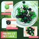 2 x Janinka 100 Pcs Princess and Witch Wooden Beads16mm Large Wooden Beads for Crafts Fairy Wand Crown Hat Broom Spacer Loose Bead with Hole for DIY Crafts Home Party Festival Decoration(Witch)