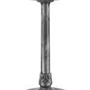VIVOHOME 28 Inch Height Polyresin Lightweight Antique Outdoor Garden Bird Bath Gray